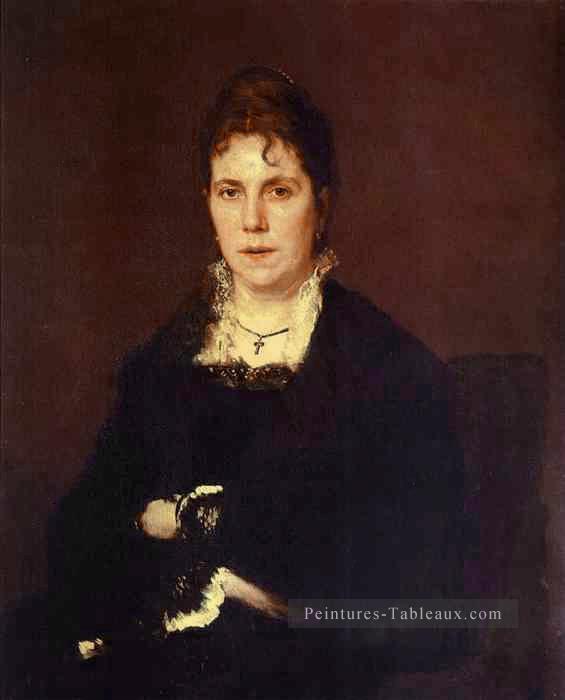 Portrait de Sophia Kramskaya les artistes Wife démocratique Ivan Kramskoi Peintures à l'huile